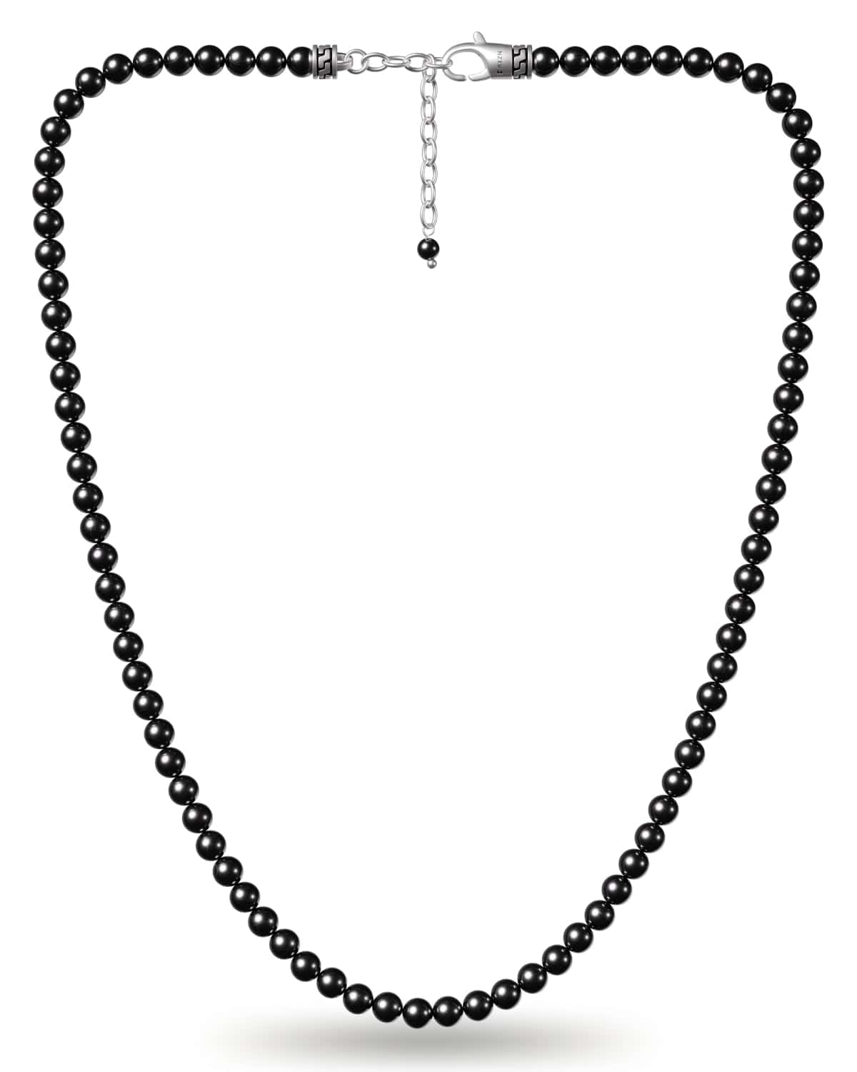 Black Tourmaline Beaded Necklace