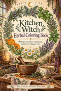 The Kitchen Witch’s Herbal Coloring Book (Digital Download)