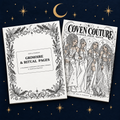 Grimoire & Ritual Pages and Coven Couture coloring book bundle