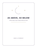 As Above, So Below: Printable Shadow Reflection Workbook