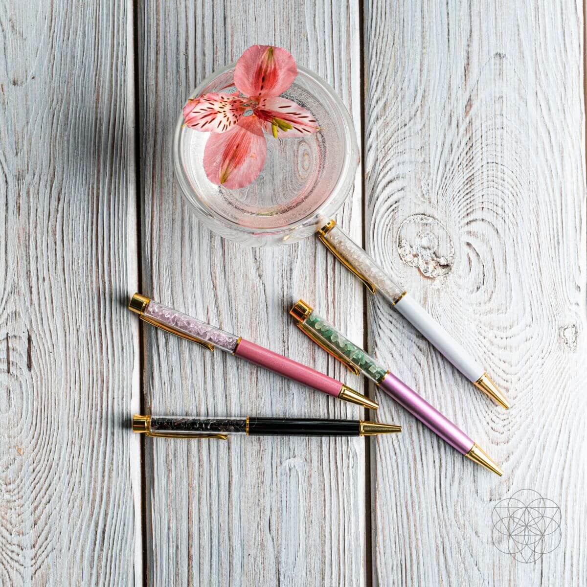 Crystal Pens for Journaling & Intention Setting