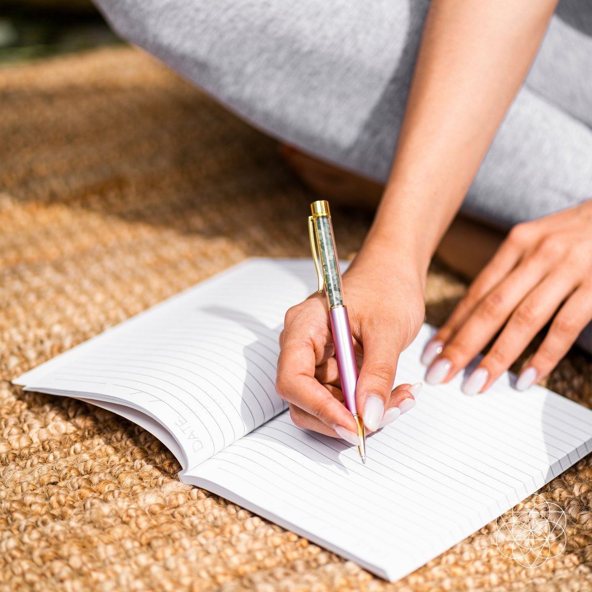 Crystal Pens for Journaling & Intention Setting