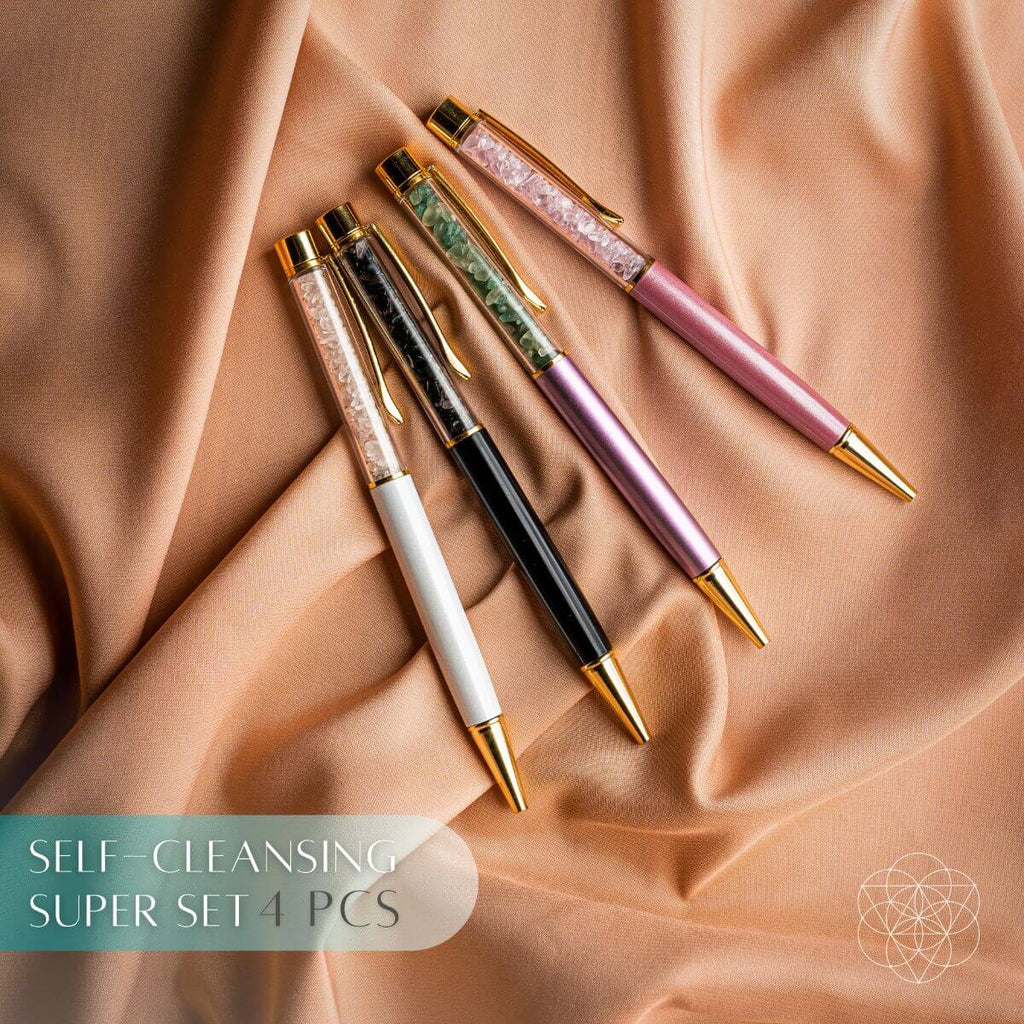 Crystal Pens for Journaling & Intention Setting